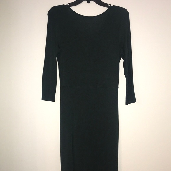 Long Hunter Green Dress - Picture 3 of 10